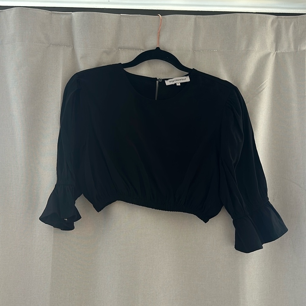We Wore What Cropped Top
